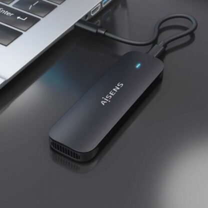 Caja externa para disco ssd m.2 nvme aisens asm2-024b/ usb 3.2/ sin tornillos - Imagen 5