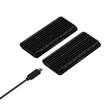 Caja externa para disco ssd m.2 sata/nvme aisens asm2-rgb012b/ usb 3.2/ sin tornillos - Imagen 3