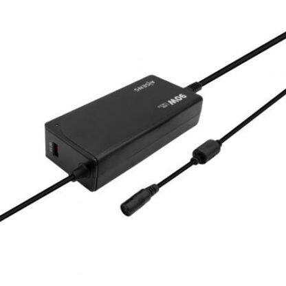 Cargador de portátil aisens aslc-90wauto-bk/ 90w/ automático/ 12 conectores/ voltaje 15-20v/ 1 usb qc3.0 - Imagen 2