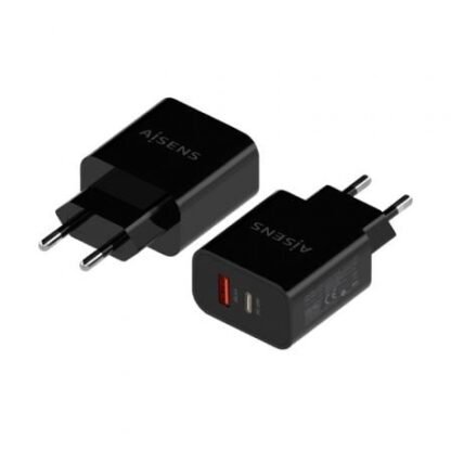 Cargador de pared aisens a110-0682/ 1xusb tipo-c/ 1x usb/ 20w - Imagen 2