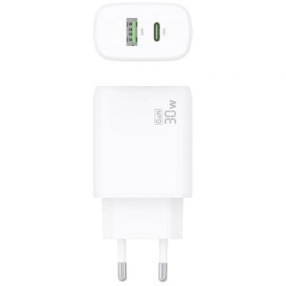 Cargador de pared gan aisens a110-0923/ 1xusb tipo-c/ 1xusb/ 30w/ blanco - Imagen 4