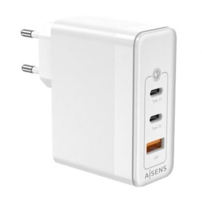 Cargador de pared gan aisens asch-100w3p008-w/ 2xusb tipo-c/ 1x usb/ 100w - Imagen 3