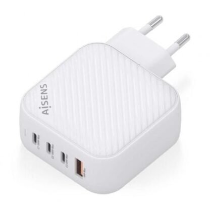 Cargador de pared gan aisens asch-100w4p028-w/ 3xusb tipo-c/ 1x usb/ 100w - Imagen 2