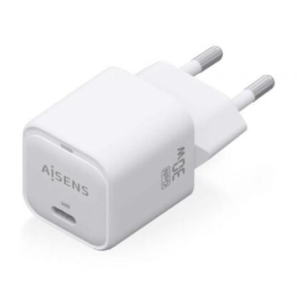 Cargador de pared gan aisens asch-30w1p018-w/ 1xusb tipo-c/ 30w - Imagen 2