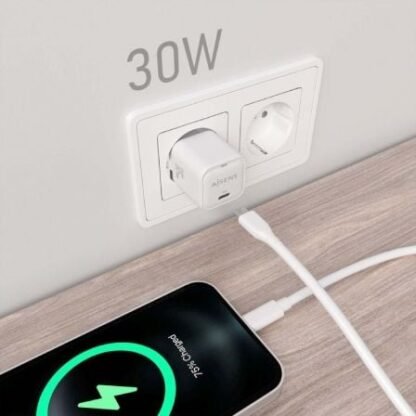 Cargador de pared gan aisens asch-30w1p018-w/ 1xusb tipo-c/ 30w - Imagen 5