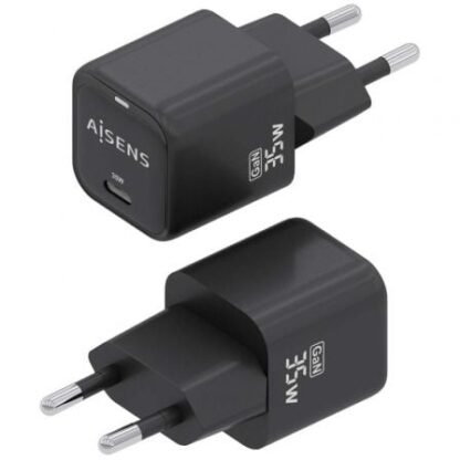 Cargador de pared gan aisens asch-35w1p023-bk/ 1xusb tipo-c/ 35w - Imagen 3