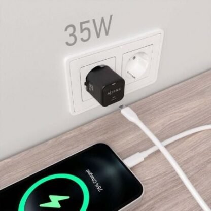Cargador de pared gan aisens asch-35w1p023-bk/ 1xusb tipo-c/ 35w - Imagen 5