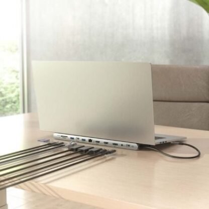 Docking usb tipo-c aisens asuc-12p020-gr/ 2xhdmi/ 3xusb/ 1xusb tipo-c/ 1xrj45/ 1xdisplayport/ 1xlector tarjetas/ 1xusb tipo-c - Imagen 5