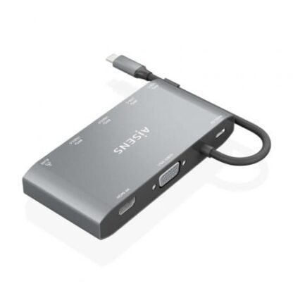 Docking usb tipo-c aisens asuc-8p010-gr/ 1xhdmi/ 1xvga/ 2xusb/ 1xrj45/ 2xusb tipo-c/ 1xusb tipo-c pd/ gris - Imagen 3
