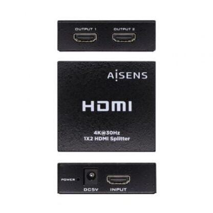 Duplicador hdmi aisens a123-0506/ 2x hdmi hembra/ hdmi macho - usb hembra - Imagen 2
