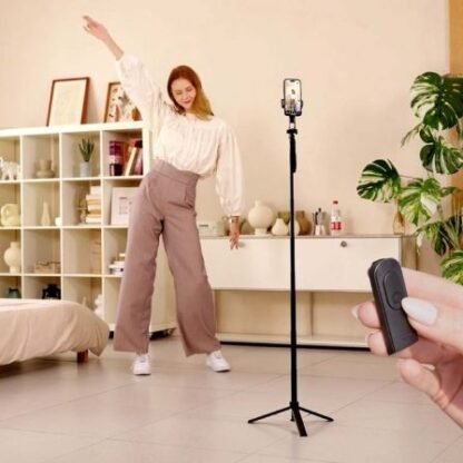Palo para selfie + trípode aisens ss01st-299/ negro - Imagen 5