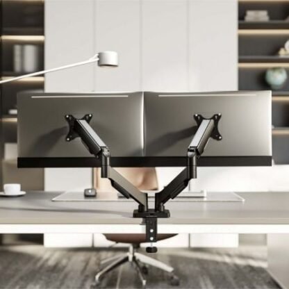 Soporte de mesa con contrapeso para 2 monitores aisens dt32tsr-357/ giratorio/ inclinable/ hasta 9kg - Imagen 4