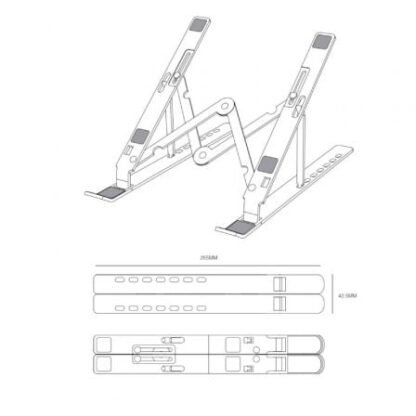 Soporte aisens lps3m-179 para portátil/tablet hasta 15" - Imagen 4
