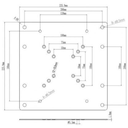 Soporte vesa 200x200 aisens acc001-289 para monitor y tv aisens/ hasta 30kg - Imagen 5