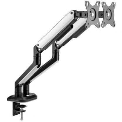 Soporte gaming para 2 monitores aisens dt32tsr-297/ hasta 9kg/ con iluminación rgb - Imagen 2