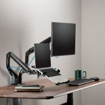 Soporte de mesa orientable/ inclinable dtl32tsr-195 para tv y portátil de 17-32" - Imagen 4
