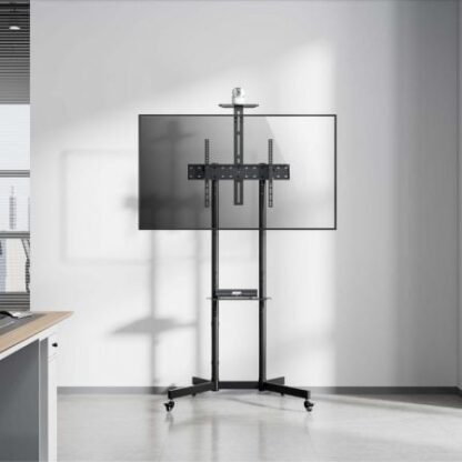 Soporte de suelo inclinable con ruedas/ soporte de cámara aisens ft70te-335 para tv 37"-70"/ hasta 45kg - Imagen 5