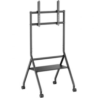 Soporte de suelo con ruedas aisens ft86fe-329 para tv de 37-86"/ hasta 80kg