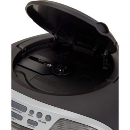 Radio cd aiwa boombox bbtu-400sl/ 6w/ con cable/ a pilas/ plateada - Imagen 2
