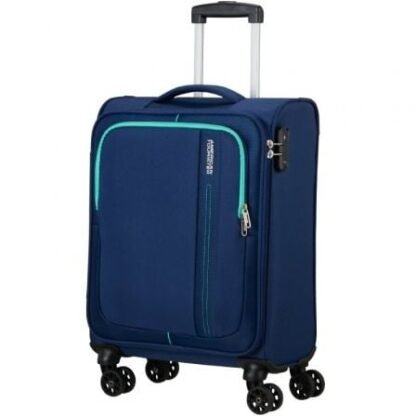 Maleta de cabina american tourister sea seeker spinner 55cm/ 55x40x20cm/ 4 ruedas/ marino combate - Imagen 2
