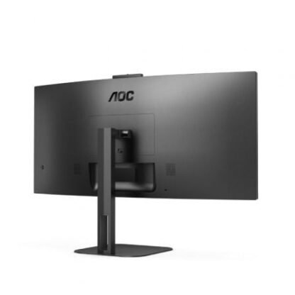 Monitor profesional curvo ultrapanorámico aoc cu34v5cw/bk 34"/ uwqhd/ webcam/ multimedia/ regulable en altura/ negro - Imagen 4