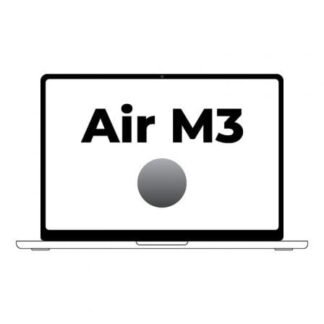 Apple macbook air 15,3"/ m3 8-core cpu/ 16gb/ 256gb ssd/  10-core gpu/ gris espacial