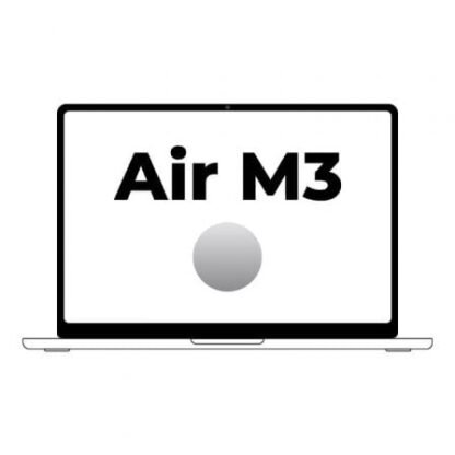 Apple macbook air 15,3"/ m3 8-core cpu/ 16gb/ 256gb ssd/  10-core gpu/ plata