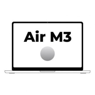 Apple macbook air 15,3"/ m3 8-core cpu/ 24gb/ 512gb ssd/  10-core gpu/ plata