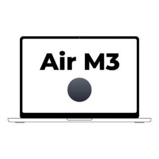 Apple macbook air 13,6"/ m3 8-core cpu/ 8gb/ 512gb ssd/ 10-core gpu/ medianoche