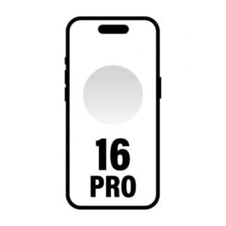 Smartphone apple iphone 16 pro 256gb/ 6.3"/ 5g/ titanio blanco