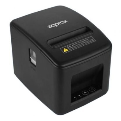 Impresora de tickets approx apppos80am-usblan/ térmica/ ancho papel 80mm/ usb-ethernet-rj11/ negra