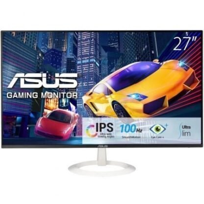 Monitor gaming asus vz27ehf-w 27"/ full hd/ 1ms/ 100hz/ ips/ blanco