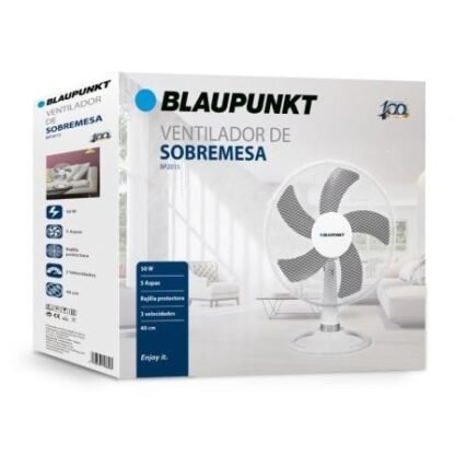 Ventilador de sobremesa blaupunkt bp2015/ 50w/ 5 aspas 40cm/ 3 velocidades - Imagen 2