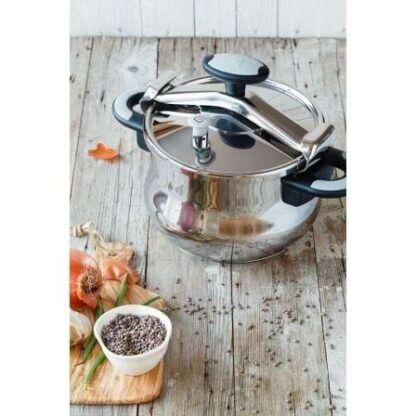 Olla a presión bra new star a185503/ ø24cm/ 8l/ acero inoxidable/ apta para inducción - Imagen 4
