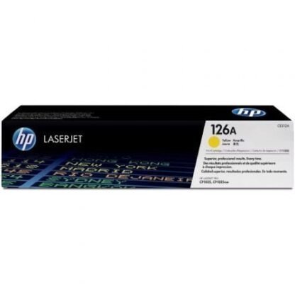 Tóner original hp nº126a/ amarillo