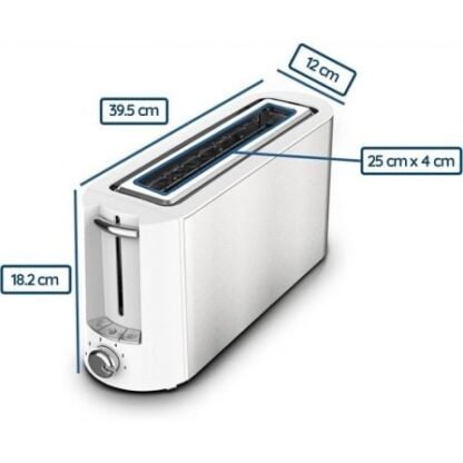 Tostador grunkel ts-maxisteel/ 1000w/ blanco - Imagen 2