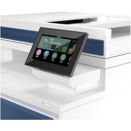 Multifunción láser color hp laserjet pro 4302fdn fax/ dúplex/ adf/ blanca y azul - Imagen 3