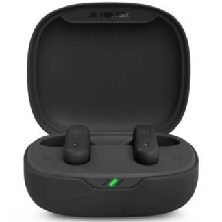Auriculares bluetooth jbl vibe flex con estuche de carga/ autonomía 8h/ negro