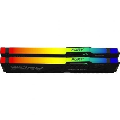 Memoria ram kingston fury beast rgb 2 x 16gb/ ddr5/ 5600mhz/ 1.25v/ cl36/ dimm - Imagen 2