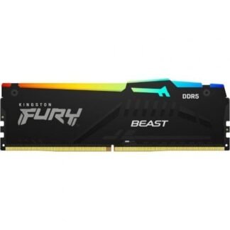Memoria ram kingston fury beast rgb 32gb/ ddr5/ 5600mhz/ 1.25v/ cl40/ dimm