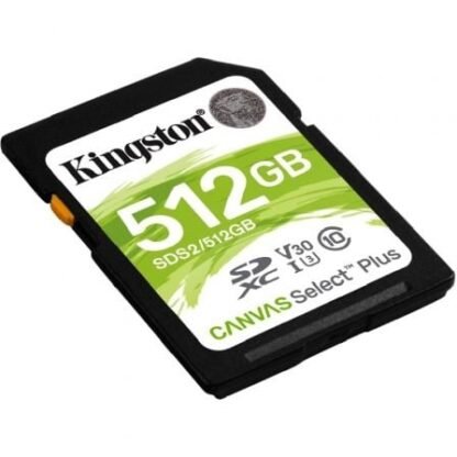Tarjeta de memoria kingston canvas select plus 512gb sd xc/ clase 10/ 100mbs - Imagen 2