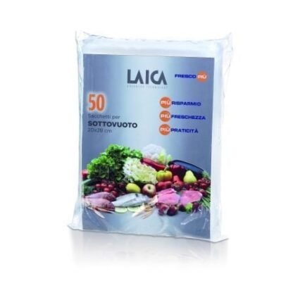Bolsa para envasar al vacío laica vt3504/ 20 x 28cm/ 50 bolsas - Imagen 2