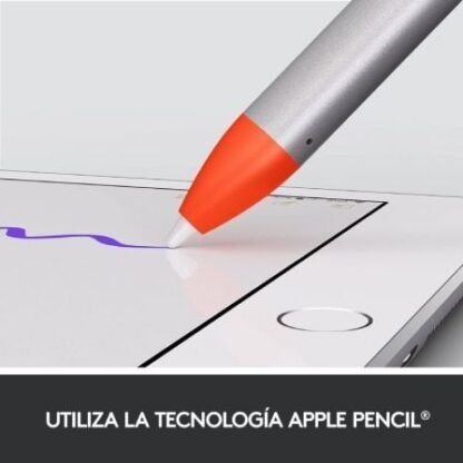 Lápiz inalámbrico logitech crayon para ipad/ naranja - Imagen 2