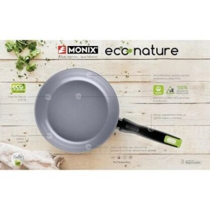 Sartén monix eco nature m261226/ ø26cm/ aluminio forjado/ apta para inducción - Imagen 3