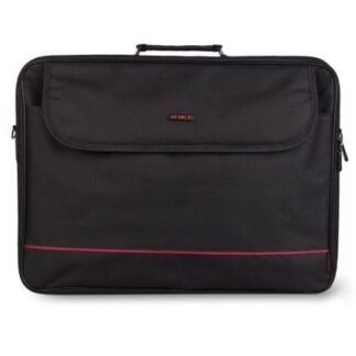 Maletín monray passenger plus para portátiles hasta 18"/ cinta para trolley/ negro
