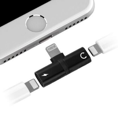 Splitter carga y música myway lightning macho - usb macho/ negro - Imagen 2