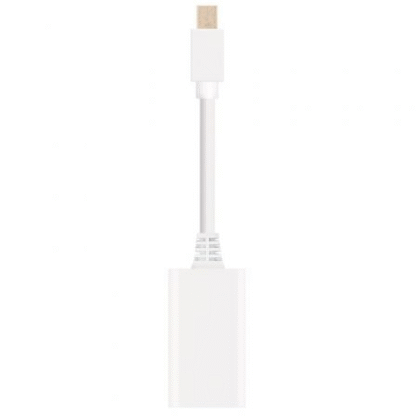 Conversor nanocable 10.16.0102-w/ mini displayport macho - hdmi hembra/ 15cm/ blanco - Imagen 2