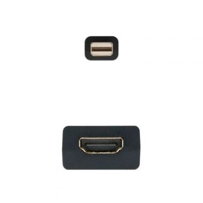 Conversor nanocable 10.16.0102/ mini displayport macho - hdmi hembra/ 15cm/ negro - Imagen 2