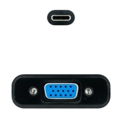 Cable conversor nanocable 10.16.4101-bk/ usb tipo-c macho - vga hembra - Imagen 2