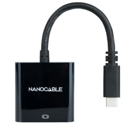 Cable conversor nanocable 10.16.4101-bk/ usb tipo-c macho - vga hembra - Imagen 3
